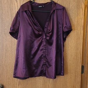 Apt 9 Plum Button-Down Shirt